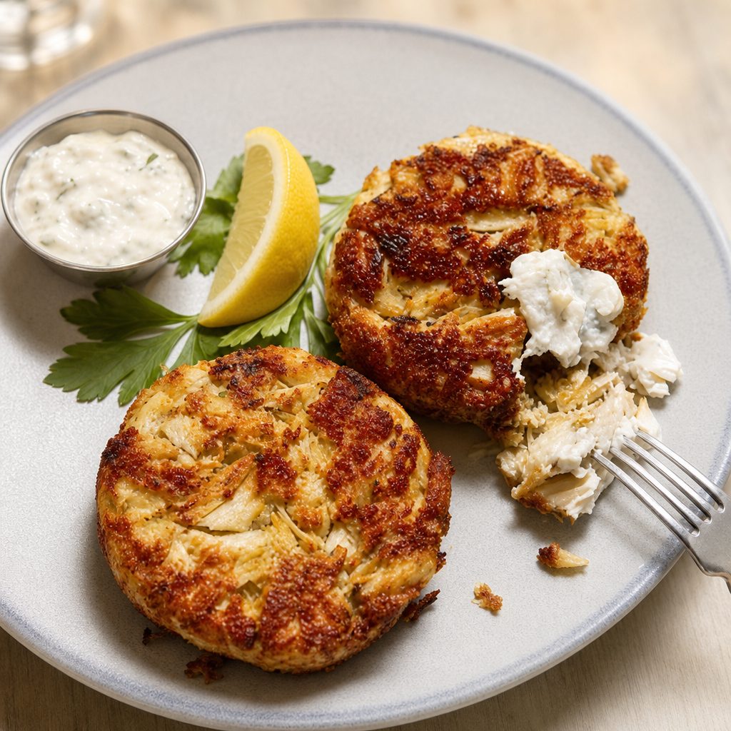 Riverside Crab Cake Platter.