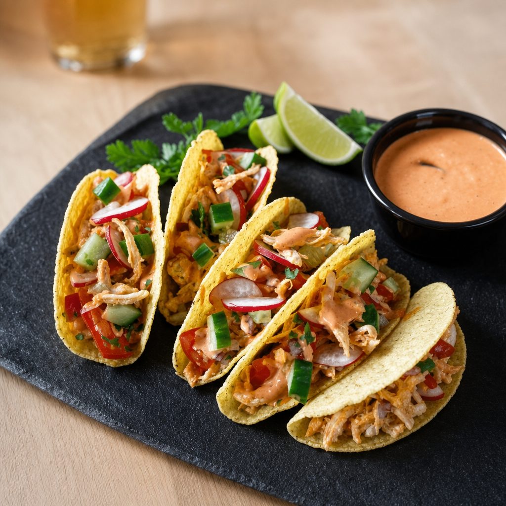 Beer Battered Cod Tacos.