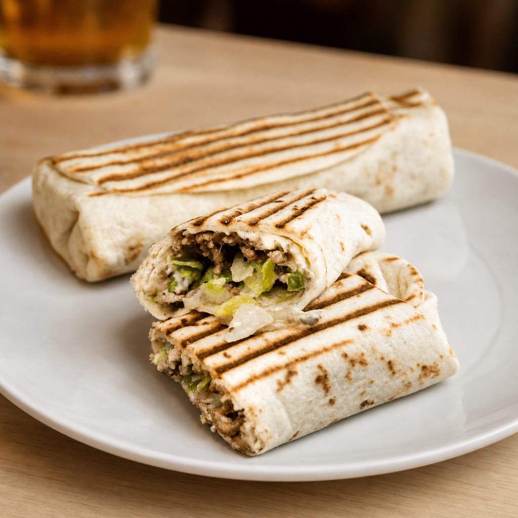 Grilled Chicken Caesar Wrap.