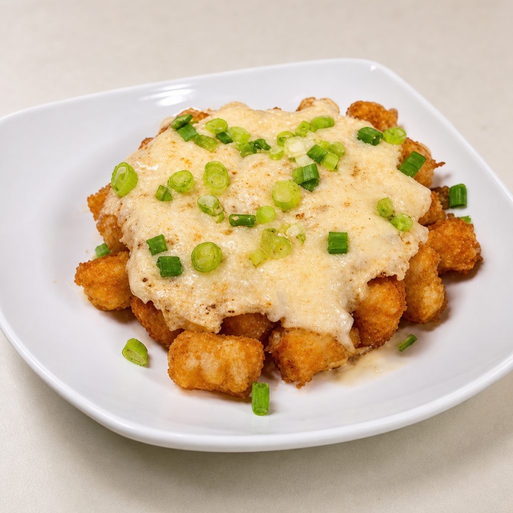 Crabby Tater Tots.
