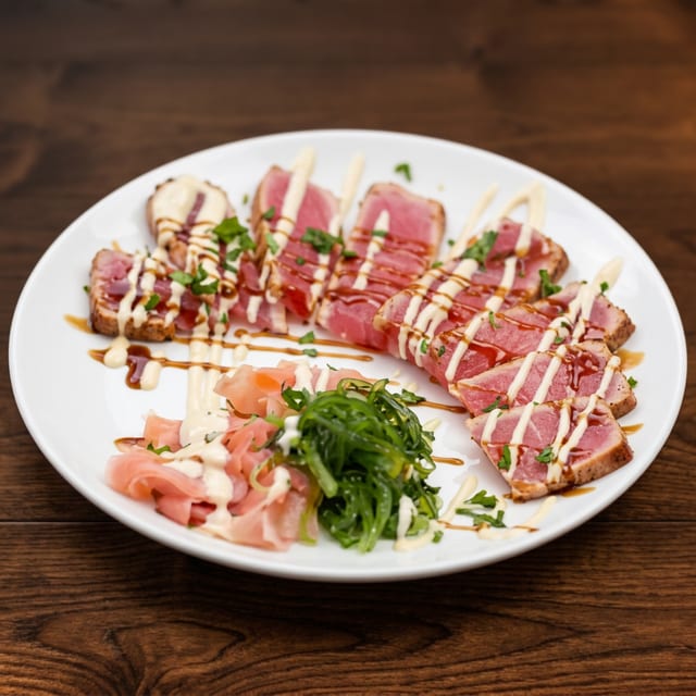 Seared Ahi Tuna.